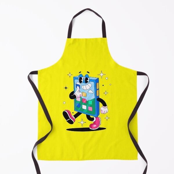 Item preview, App-y to See You – Cute Cartoon Smartphone designed and sold by Wise-Geek.