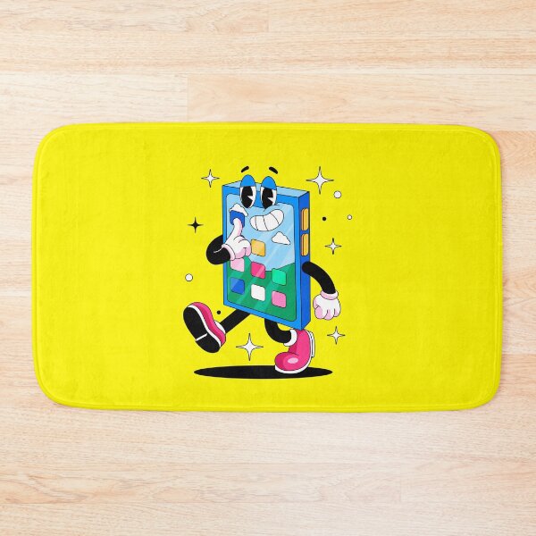 Item preview, App-y to See You – Cute Cartoon Smartphone designed and sold by Wise-Geek.