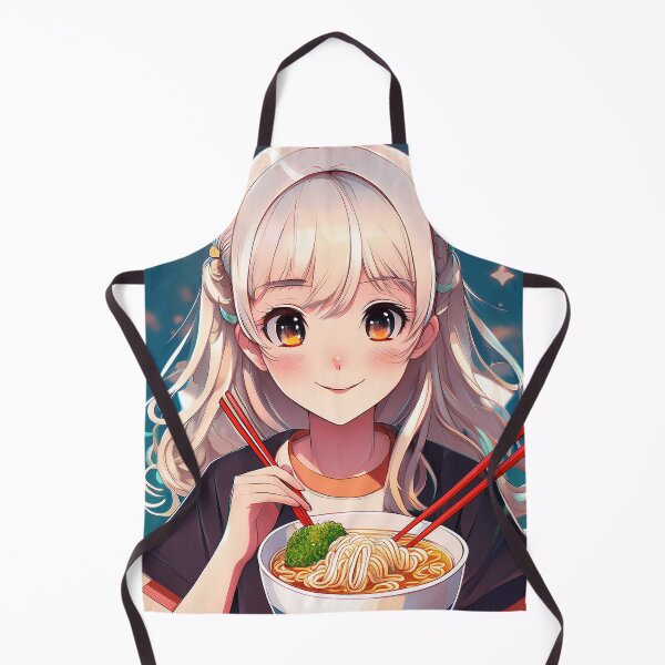 Artikelvorschau, Anime-Mädchen isst Ramen entworfen und verkauft von CosmoDigitally.