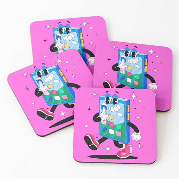 Item preview, App-y to See You – Cute Cartoon Smartphone designed and sold by Wise-Geek.