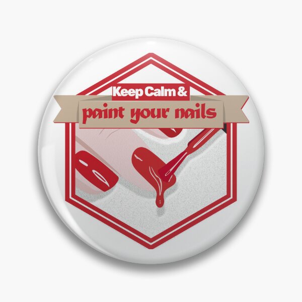Item preview, Keep Calm and Paint Your Nails – Fun and Stylish Design for Nail Tech designed and sold by ArtsyExplorer.