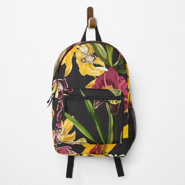 Item preview, Seamless Pattern. Tropical flowers. Magical lily, orchids, plumeria flowers. Realistic vector image. Print for all types of surfaces. Trendy print. designed and sold by MatyKotiv.