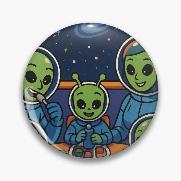 Item preview, Space Family Dinner Time designed and sold by MarylinMonroeMi.