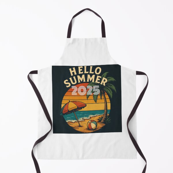 Item preview, Hello Summer - Retro Beach Sunset Design designed and sold by PedjaSopalo.