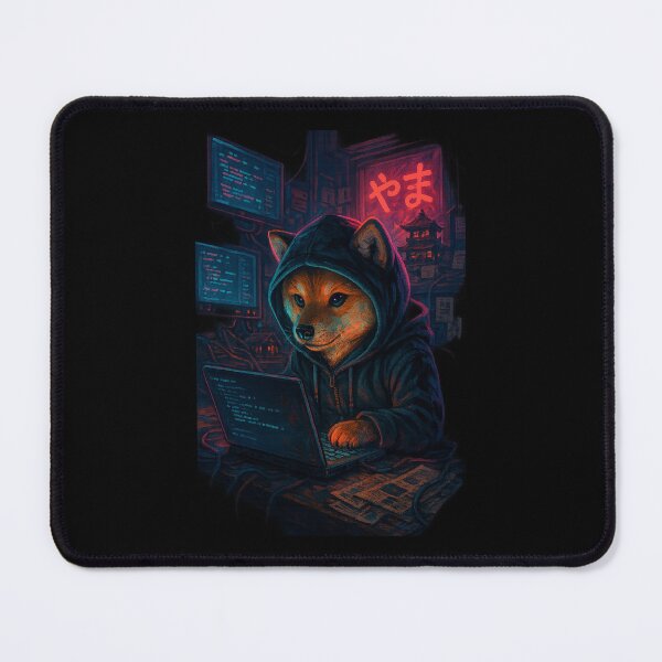 Item preview, Shiba Hacker – Code Like a Dog designed and sold by YamiHaus.