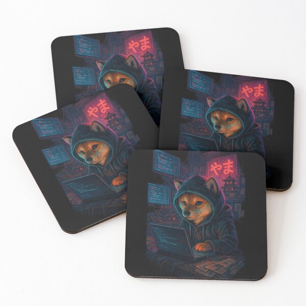 Item preview, Shiba Hacker – Code Like a Dog designed and sold by YamiHaus.
