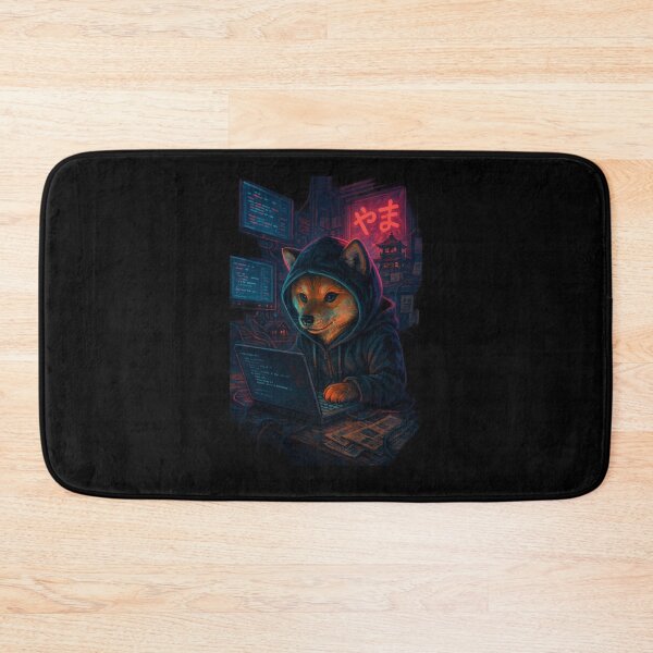 Item preview, Shiba Hacker – Code Like a Dog designed and sold by YamiHaus.