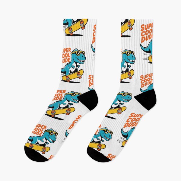Item preview, Super Cool Dude T-Rex Scateboarding designed and sold by Traveldrawings.