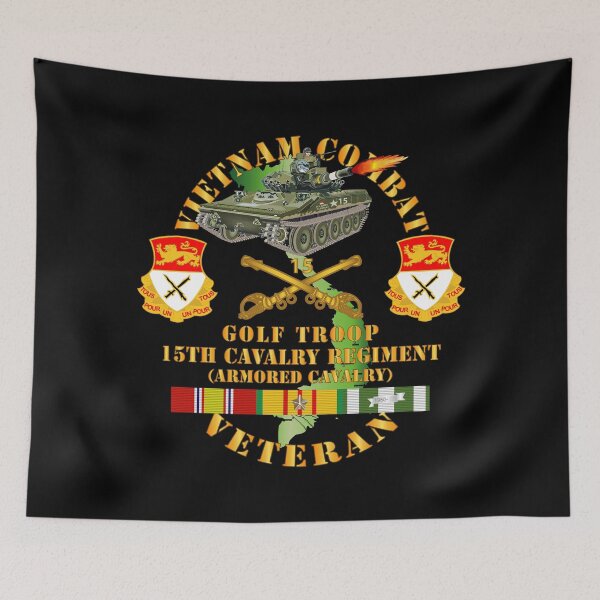 Item preview, Army - Vietnam Combat Veteran w  15th Cavalry Regiment - Armored Cav w VN SVC designed and sold by Military Insignia Products.