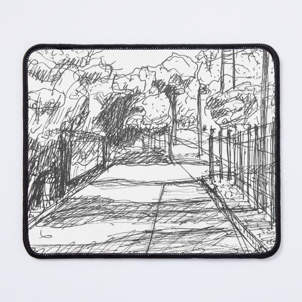 Item preview, entrance sketch designed and sold by Tereza Pilar Art.