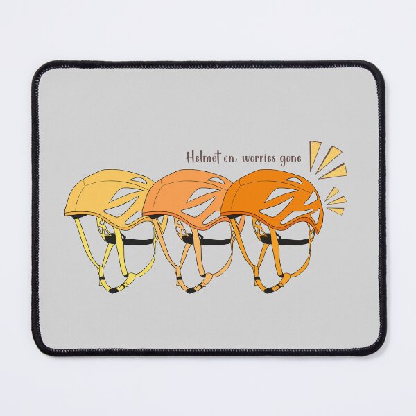 Item preview, Helmet on, worries gone designed and sold by inspirewild.