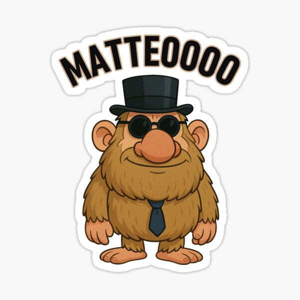 Item preview, Mateo Matteo Italian Brainrot Meme Matteo Brainrot designed and sold by Nathalie_87.