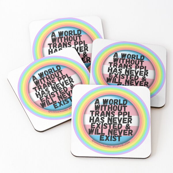 Item preview, A World Without Trans Ppl Has Never Existed & Will Never Exist Pride Circle designed and sold by 2CRE8IVE4925.