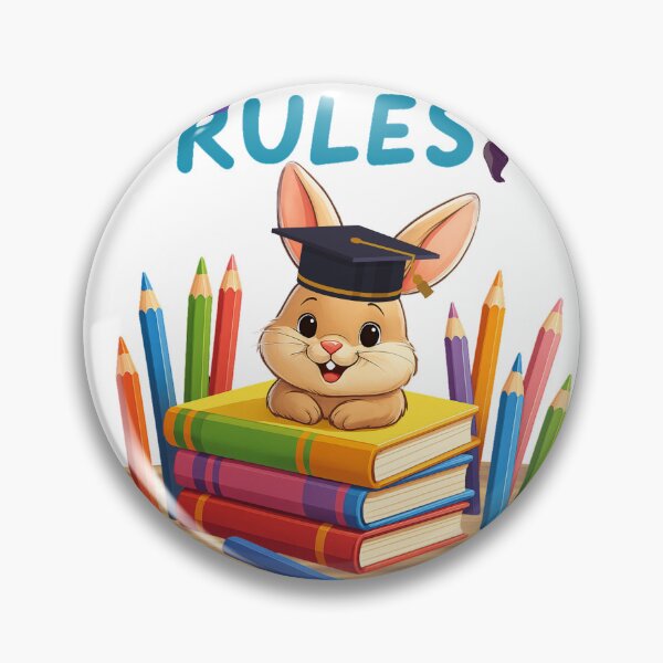 Item preview, School Rules Bunny designed and sold by Quirk & Calm Studio.