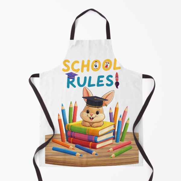 Item preview, School Rules Bunny designed and sold by Quirk & Calm Studio.