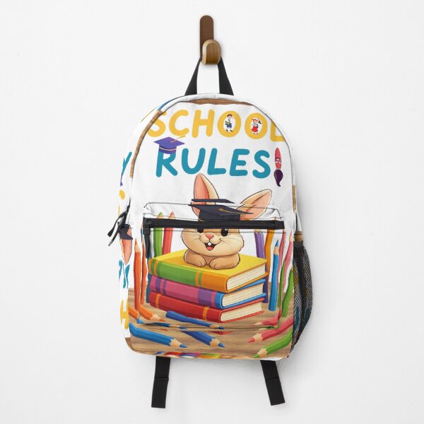 Item preview, School Rules Bunny designed and sold by Quirk & Calm Studio.