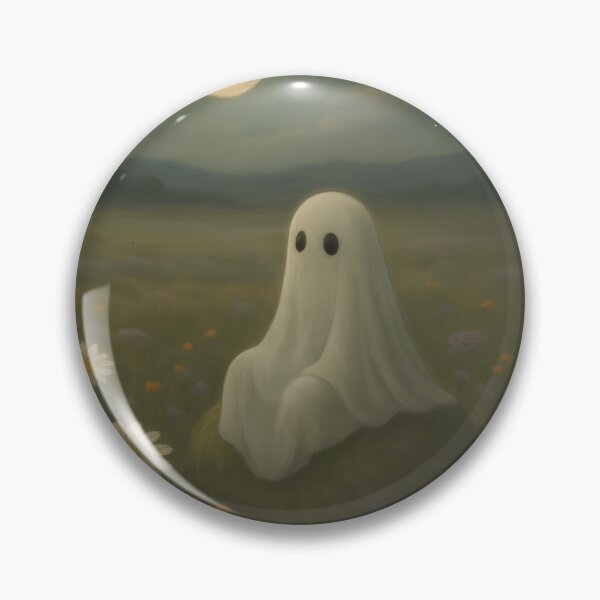 Item preview, "Moonlit Ghost Resting in a Wildflower Field designed and sold by -justb-.