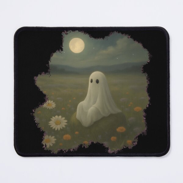 Item preview, "Moonlit Ghost Resting in a Wildflower Field designed and sold by -justb-.