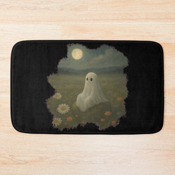 Item preview, "Moonlit Ghost Resting in a Wildflower Field designed and sold by -justb-.