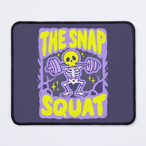 Item preview, The Snap Squat – Funny Gym Injury Skeleton Tarot designed and sold by SignumShop.