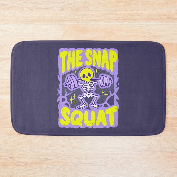 Item preview, The Snap Squat – Funny Gym Injury Skeleton Tarot designed and sold by SignumShop.
