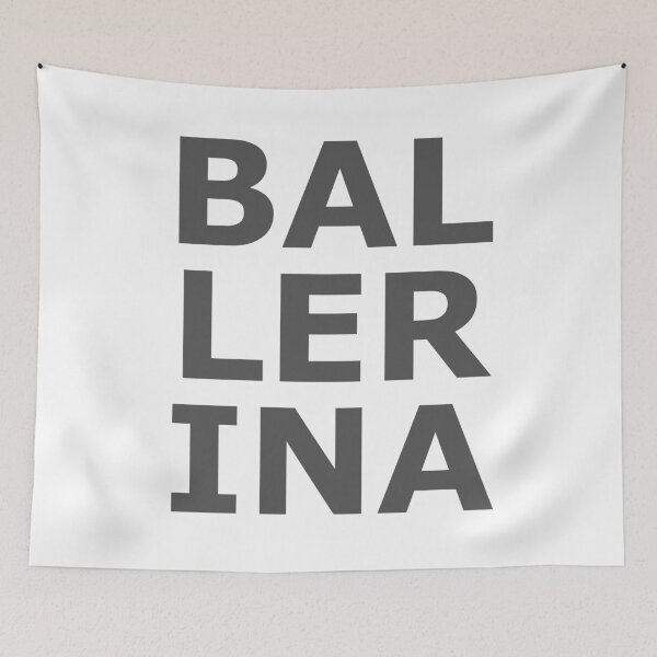 Item preview, Ballerina Large Text Ballet Dance Dancer Love Black designed and sold by KNUXX Shop.