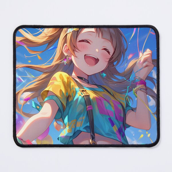 Item preview, Kotori Minami Love Brown Hair Anime Girl Party Balloons Confetti Joyful Smile designed and sold by earlobejerk.