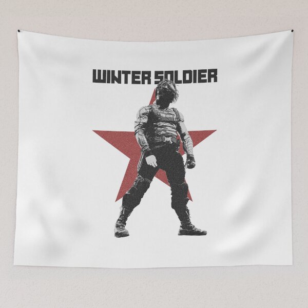 Item preview, Bucky Barnes The Winter Soldier Red Star Original Print designed and sold by drianacore.