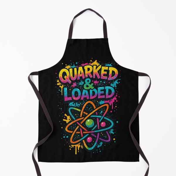Item preview, “Quarked & Loaded" - Neon Science Graffiti Design designed and sold by Kampendesigns.