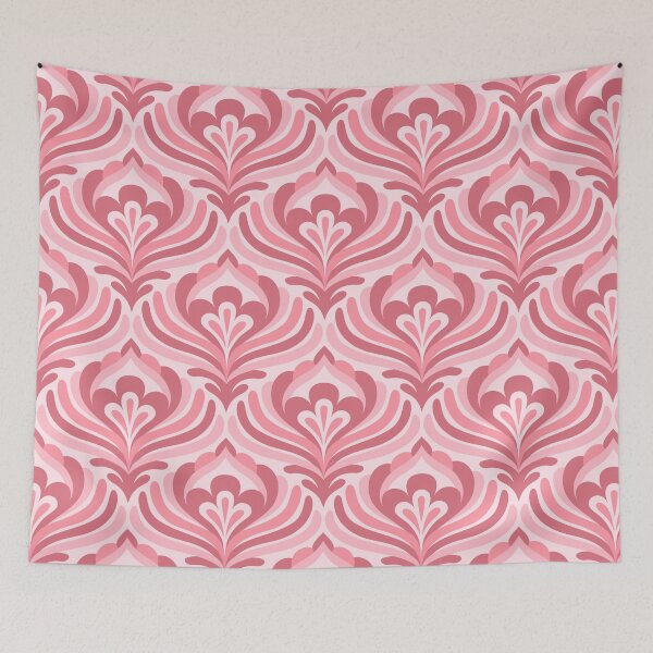 Item preview, Abstract Vintage Blossoms, Pink (3473E) designed and sold by RouCouCou.