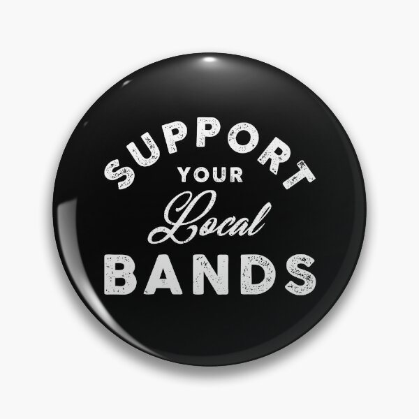 Item preview, Support Your Local Bands designed and sold by SKAMERgraphics.