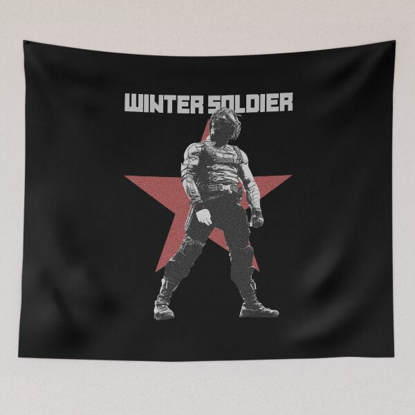 Item preview, Bucky Barnes The Winter Soldier Red Star Original Print | Dark ver. designed and sold by drianacore.
