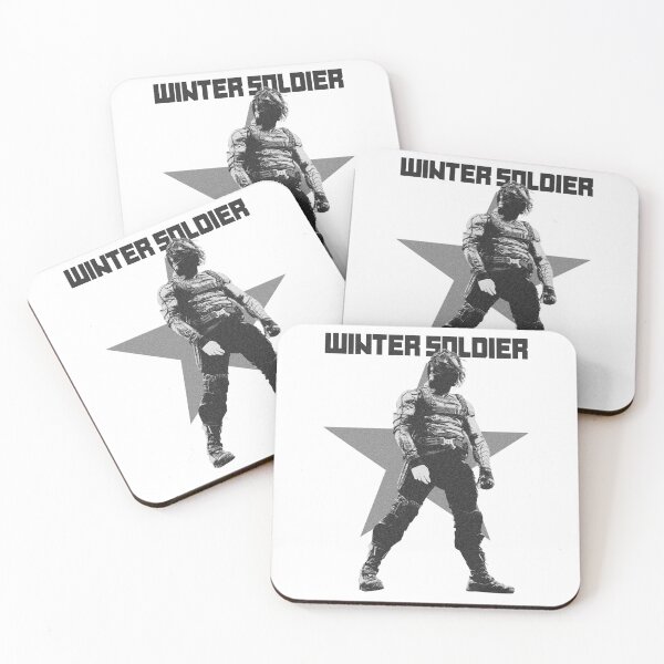 Item preview, Bucky Barnes The Winter Soldier Silver Star Original Print designed and sold by drianacore.