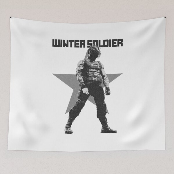 Item preview, Bucky Barnes The Winter Soldier Silver Star Original Print designed and sold by drianacore.