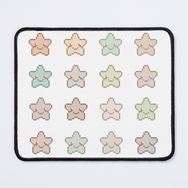 Item preview, Earthy Naturals Pixel Star Set designed and sold by retro_pixel.