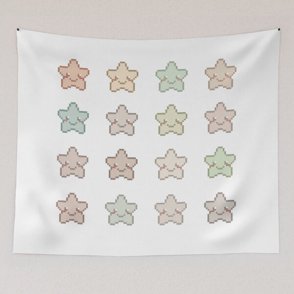 Item preview, Earthy Naturals Pixel Star Set  designed and sold by retro_pixel.