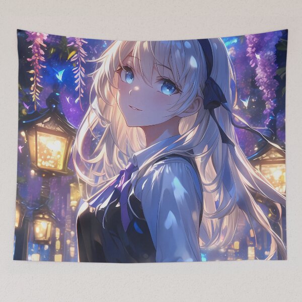 Item preview, Shimada Alice Girls Und Panzer Anime Yukata Wisteria Glow designed and sold by earlobejerk.