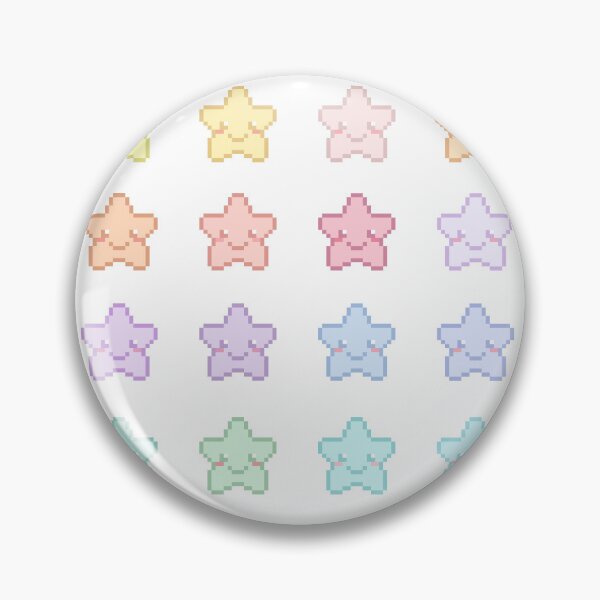Item preview, Pastel Rainbow Pixel Star Set designed and sold by retro_pixel.