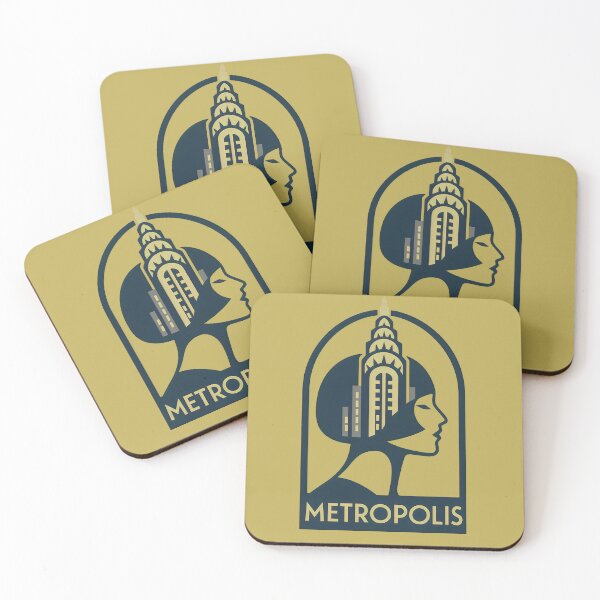Item preview, Art Deco Metropolis Silhouette Tee designed and sold by Shoot-The-Moon.