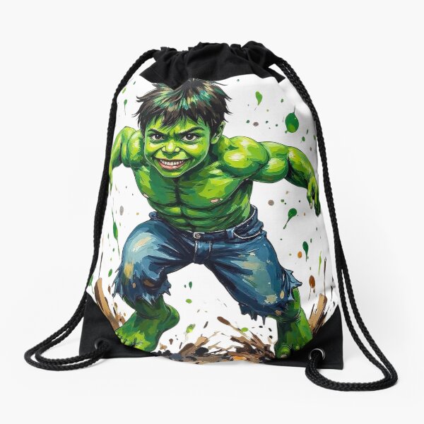 Item preview, Hulk-inspired Superhero Kid Prints designed and sold by Platypus Pics.
