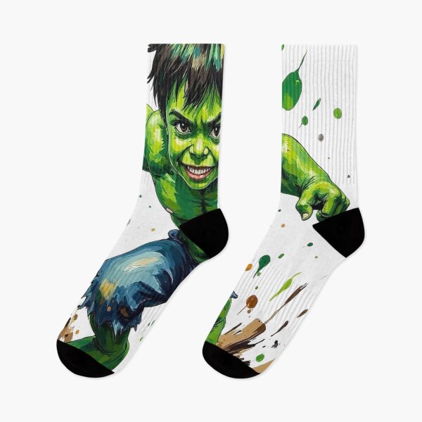 Item preview, Hulk-inspired Superhero Kid Prints designed and sold by Platypus Pics.