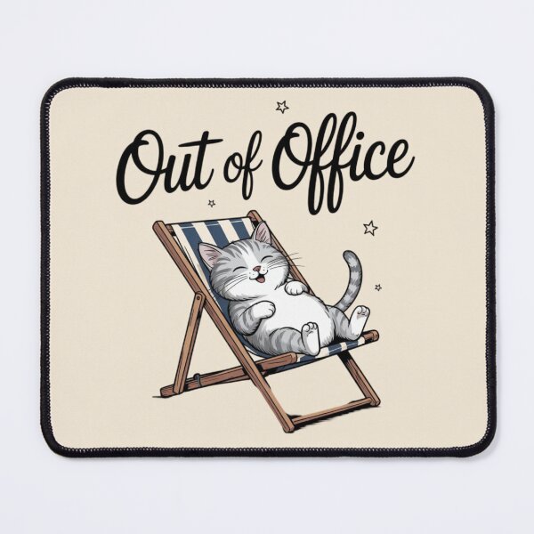 Item preview, Out of office - cat designed and sold by 123ks.
