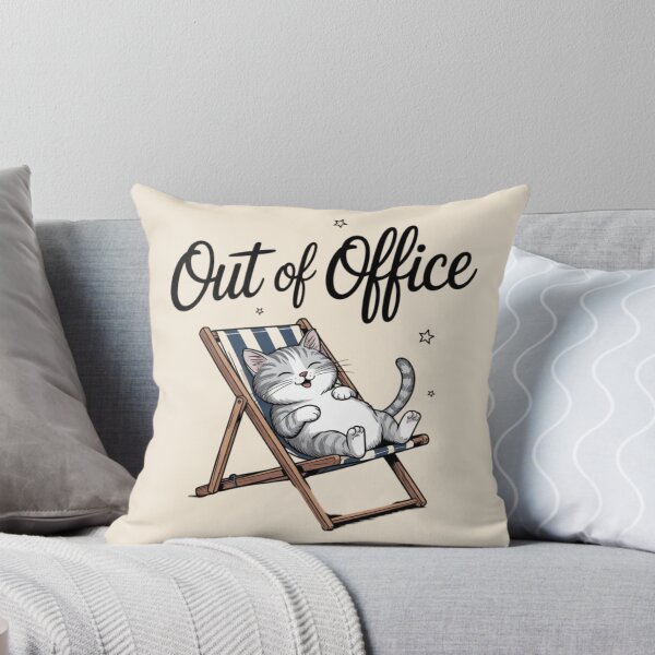 Item preview, Out of office - cat designed and sold by 123ks.