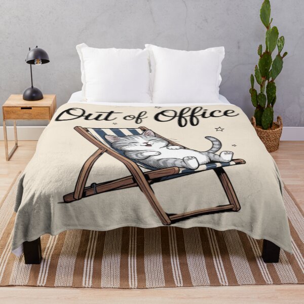 Item preview, Out of office - cat designed and sold by 123ks.