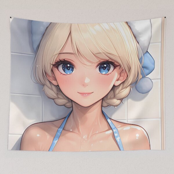 Item preview, Darjeeling Girls und Panzer Anime Blue Bikini Sweet Sauna Look designed and sold by earlobejerk.