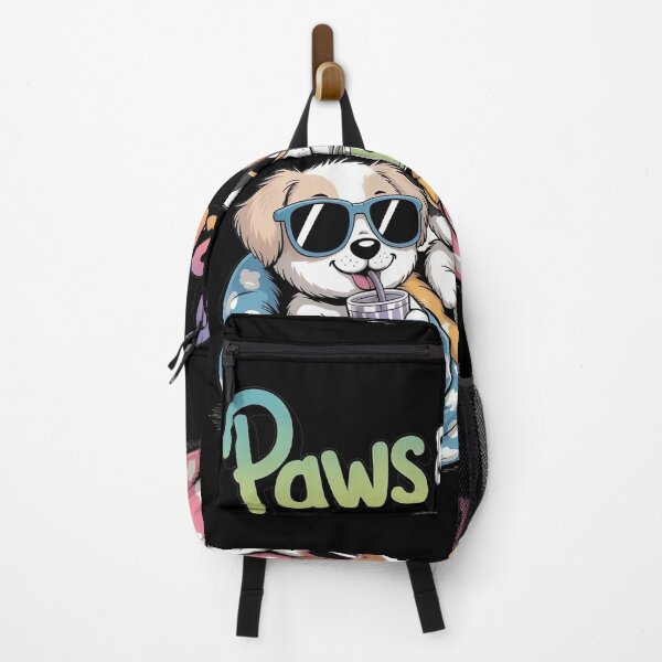 Item preview, three cartoon puppies  'Paws & Relax' designed and sold by Nimkaew.