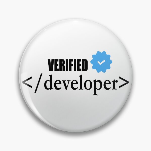Item preview, Verified Developer – Code. Debug. Deploy. Repeat. designed and sold by GriffinRey.