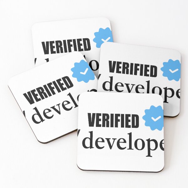 Item preview, Verified Developer – Code. Debug. Deploy. Repeat. designed and sold by GriffinRey.