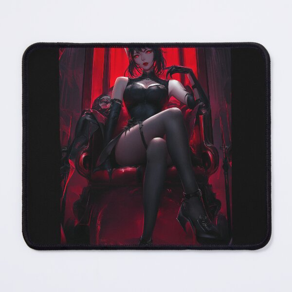 Item preview, Dark Style Female Demon Sitting on Throne designed and sold by Yunari..