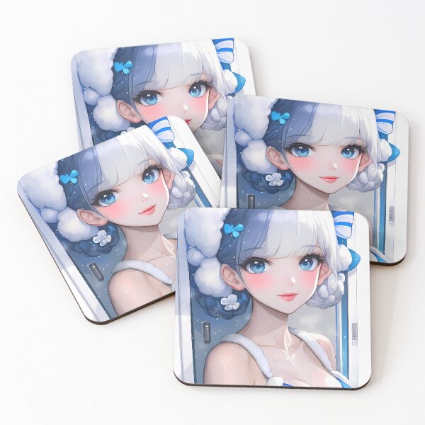 Item preview, Anime Belfast Azur Lane Game Ribbon Maid Shower Portrait designed and sold by earlobejerk.